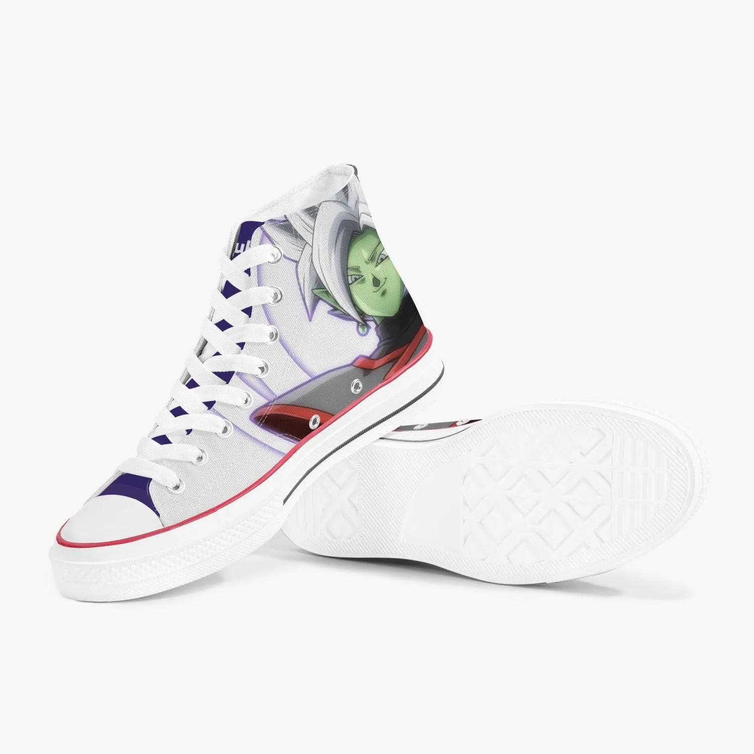 Dragonball Z Zamasu A-Star High White Anime Shoes