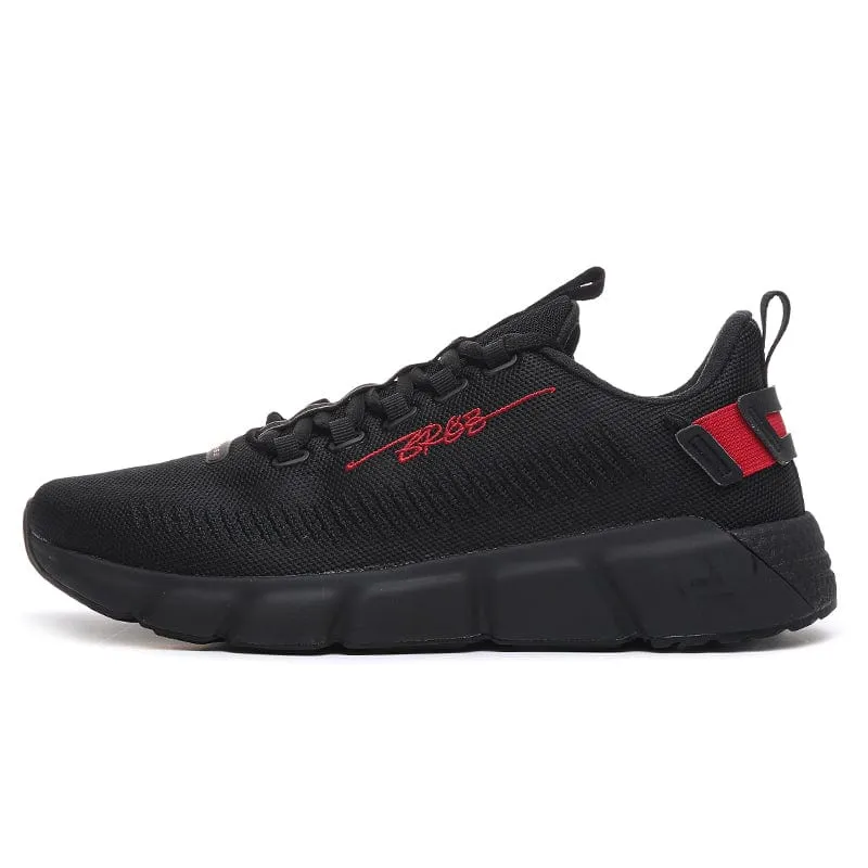 Erke Jogging Shoes Men Running Black/Red 11120120402-004