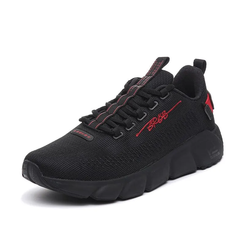 Erke Jogging Shoes Men Running Black/Red 11120120402-004