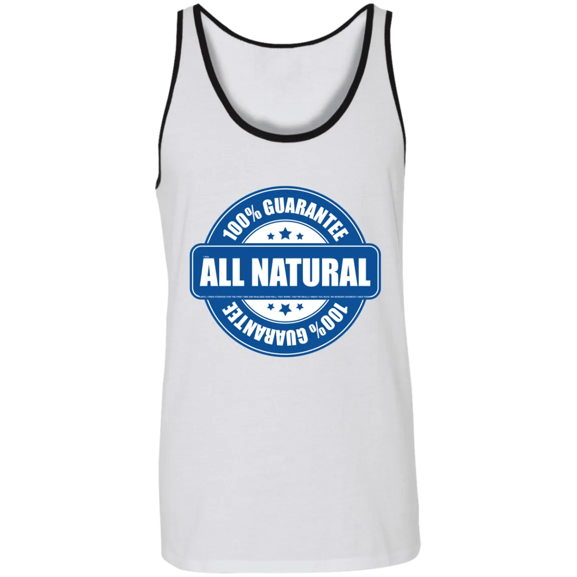 FAKE NATTY STEROID T SHIRT READ FINE PRINT