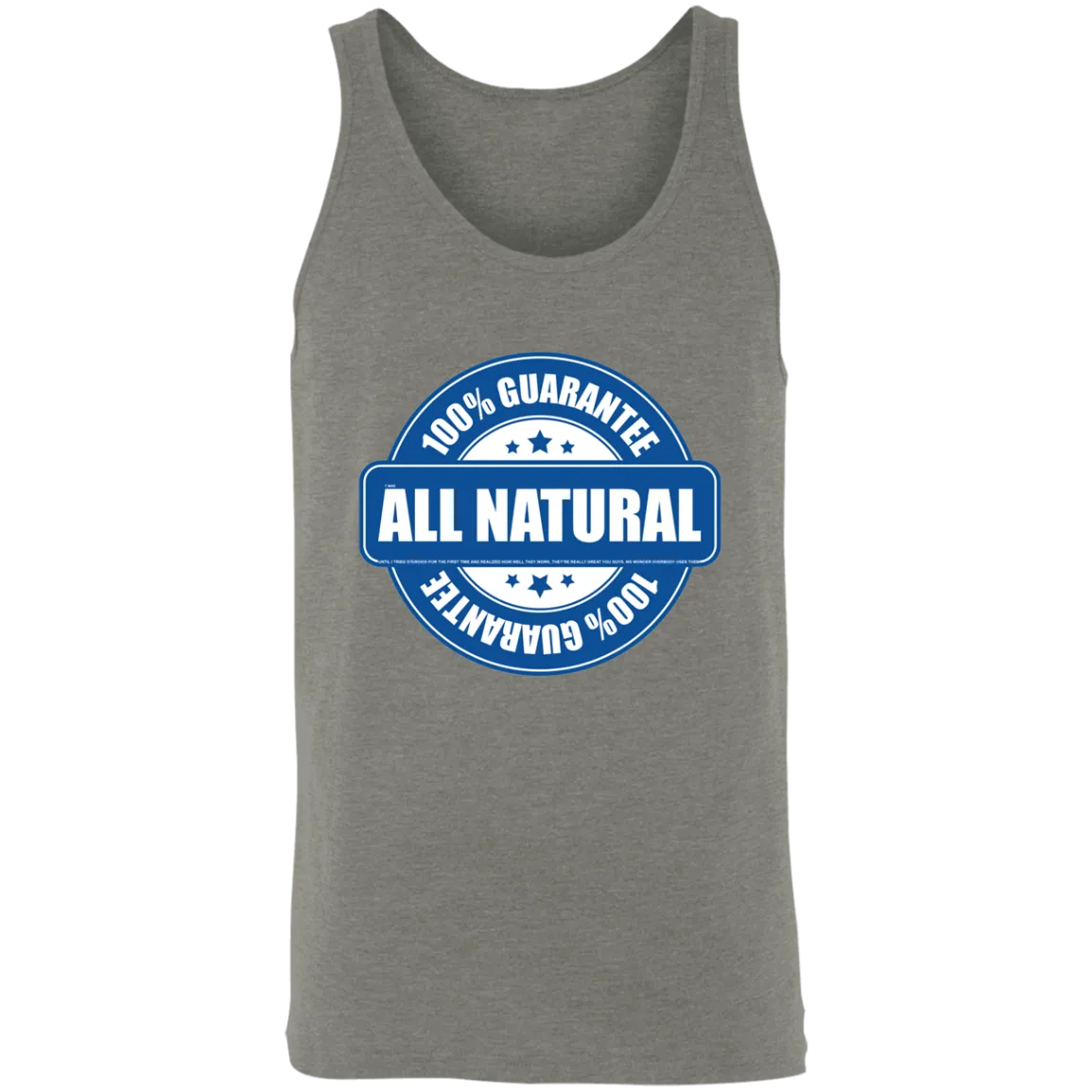 FAKE NATTY STEROID T SHIRT READ FINE PRINT