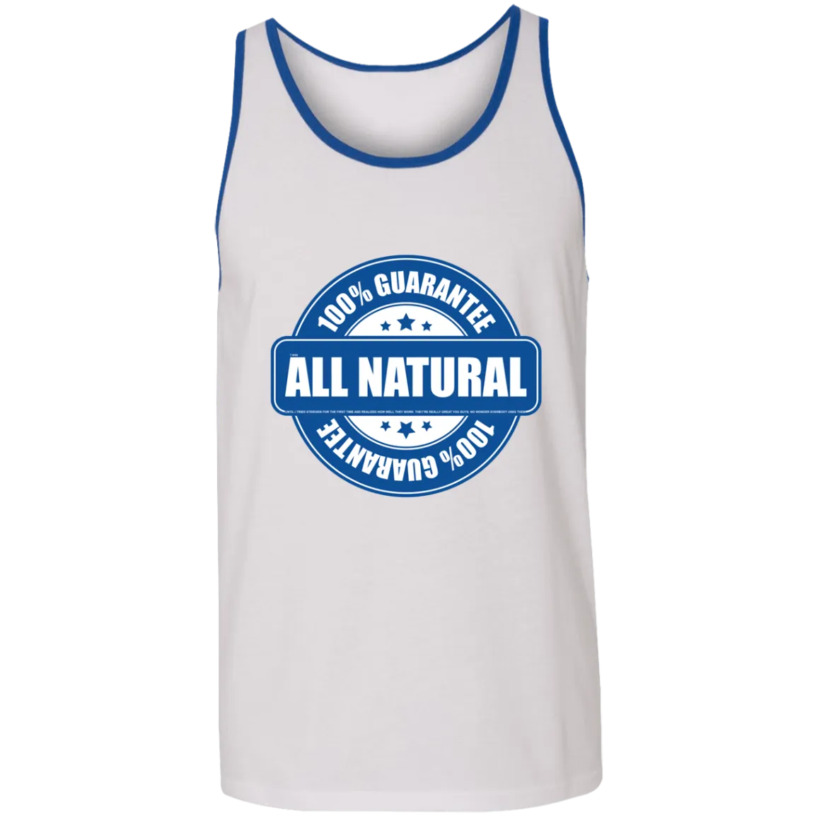 FAKE NATTY STEROID T SHIRT READ FINE PRINT