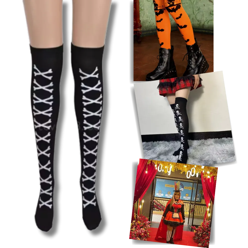 Festive Designs Halloween Compression Socks