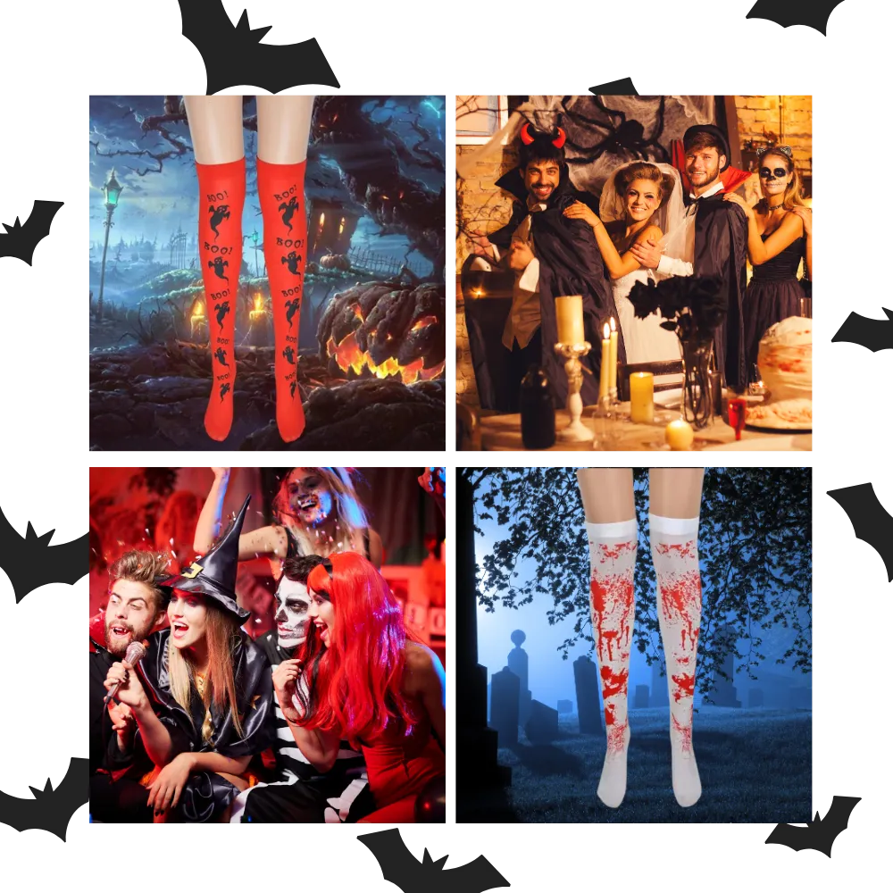 Festive Designs Halloween Compression Socks