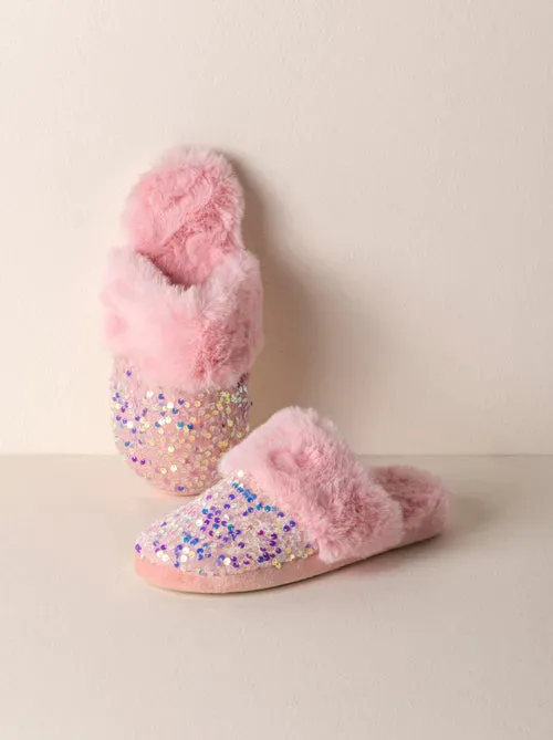 Fiesta Slippers- Pink