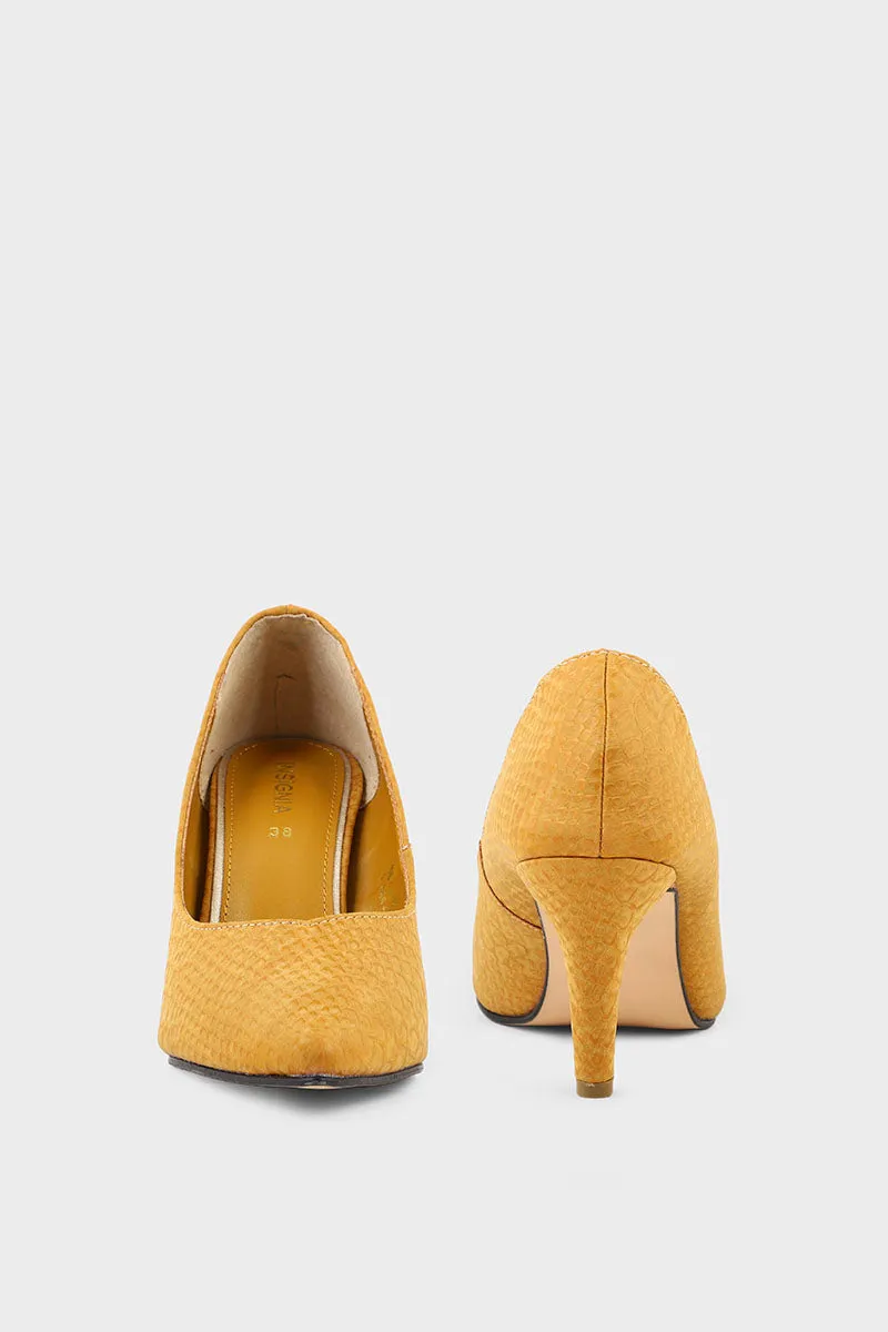 Formal Court Shoes I44424-Yellow