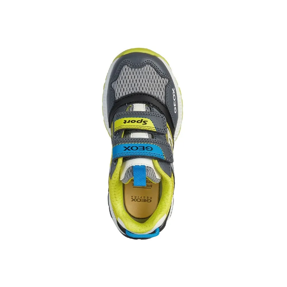 Geox J Tuono Boy A Touch Fastening Trainer