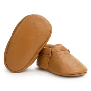 Gingersnap Fringeless Moccasins