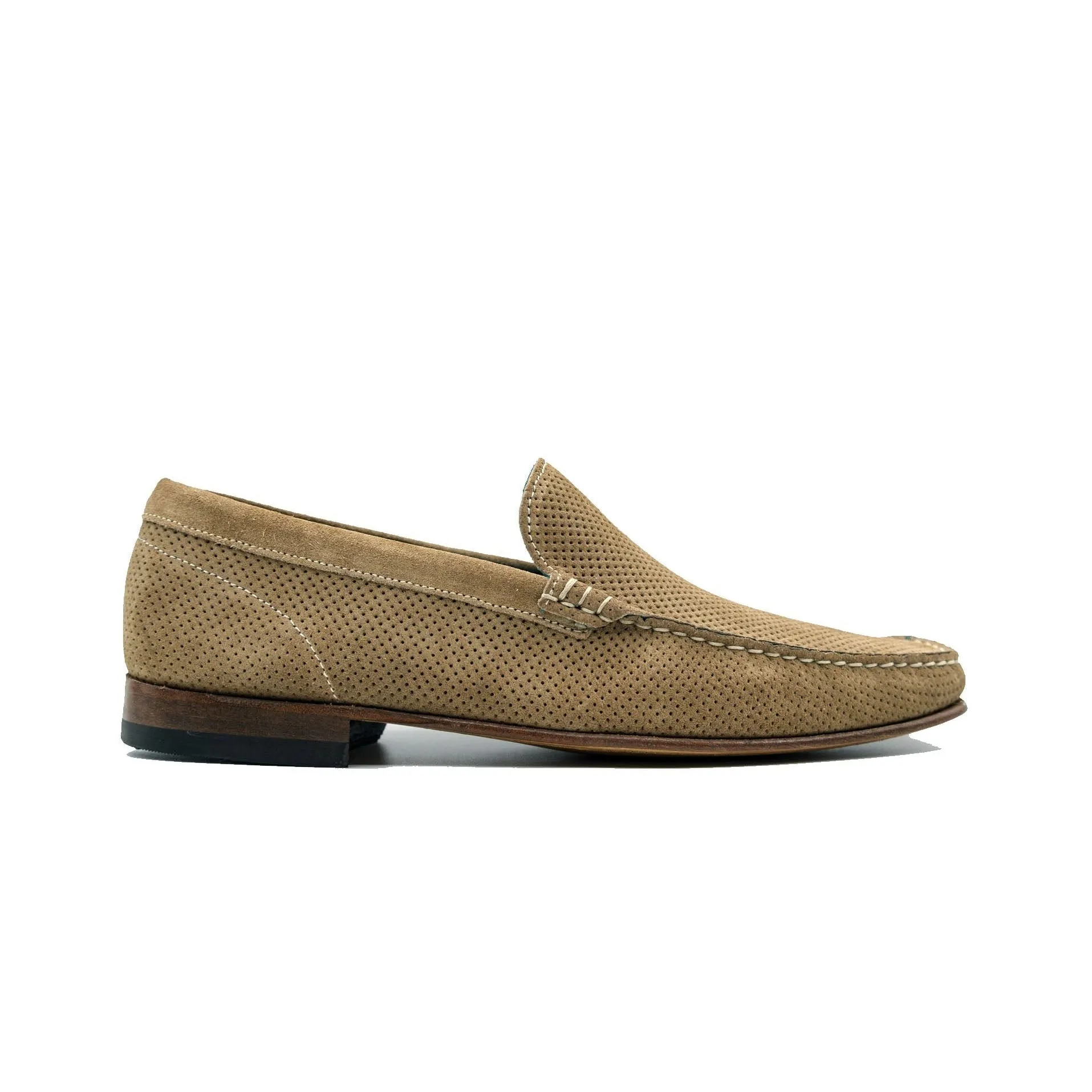 Giovacchini Diego in Savana Suede Slip-On Moccasins