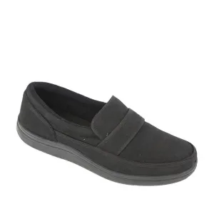 Gliders Casual Black Slip on Moccasins Shoes For Men 3070-27 By Liberty