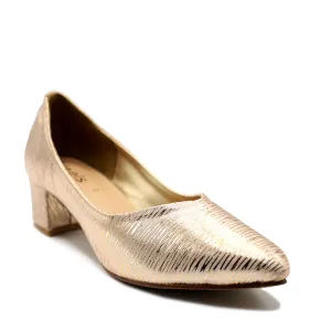 Golden Fancy Court Shoes 087093