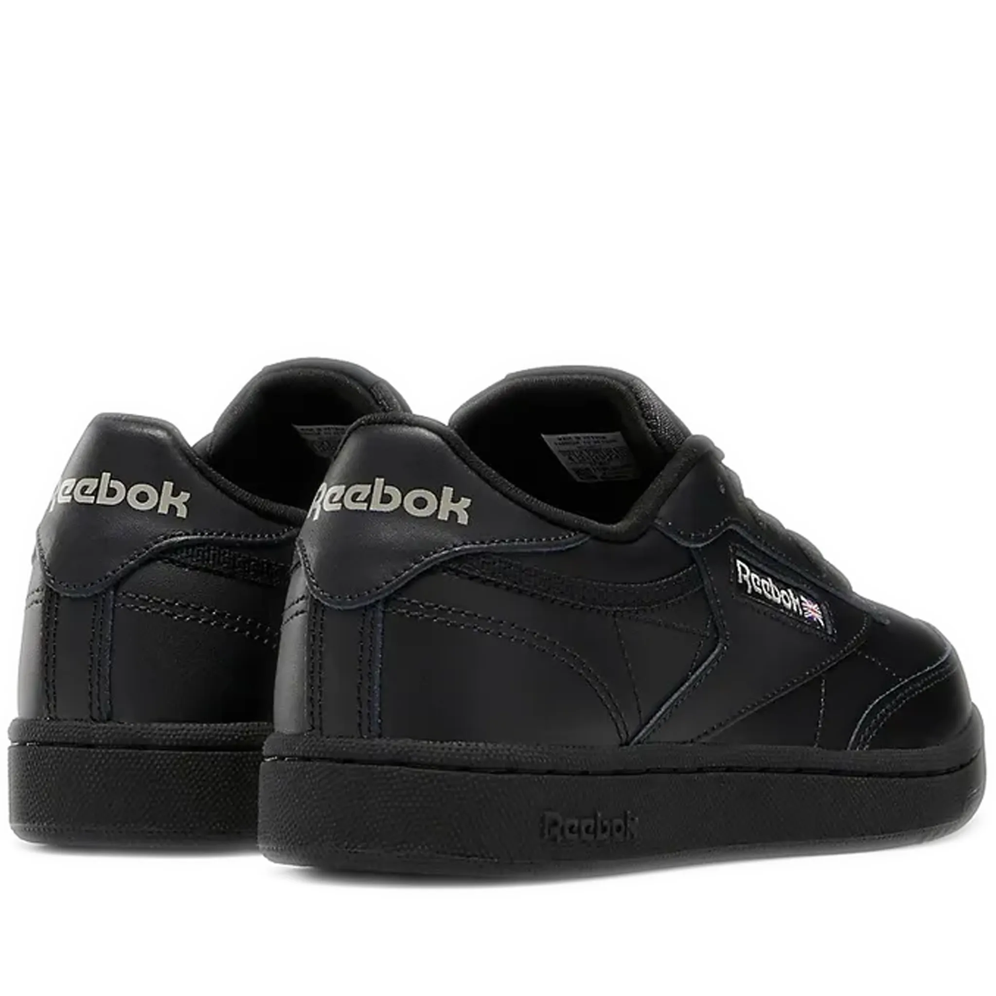 Grade School Reebok Club C Shoes - Black