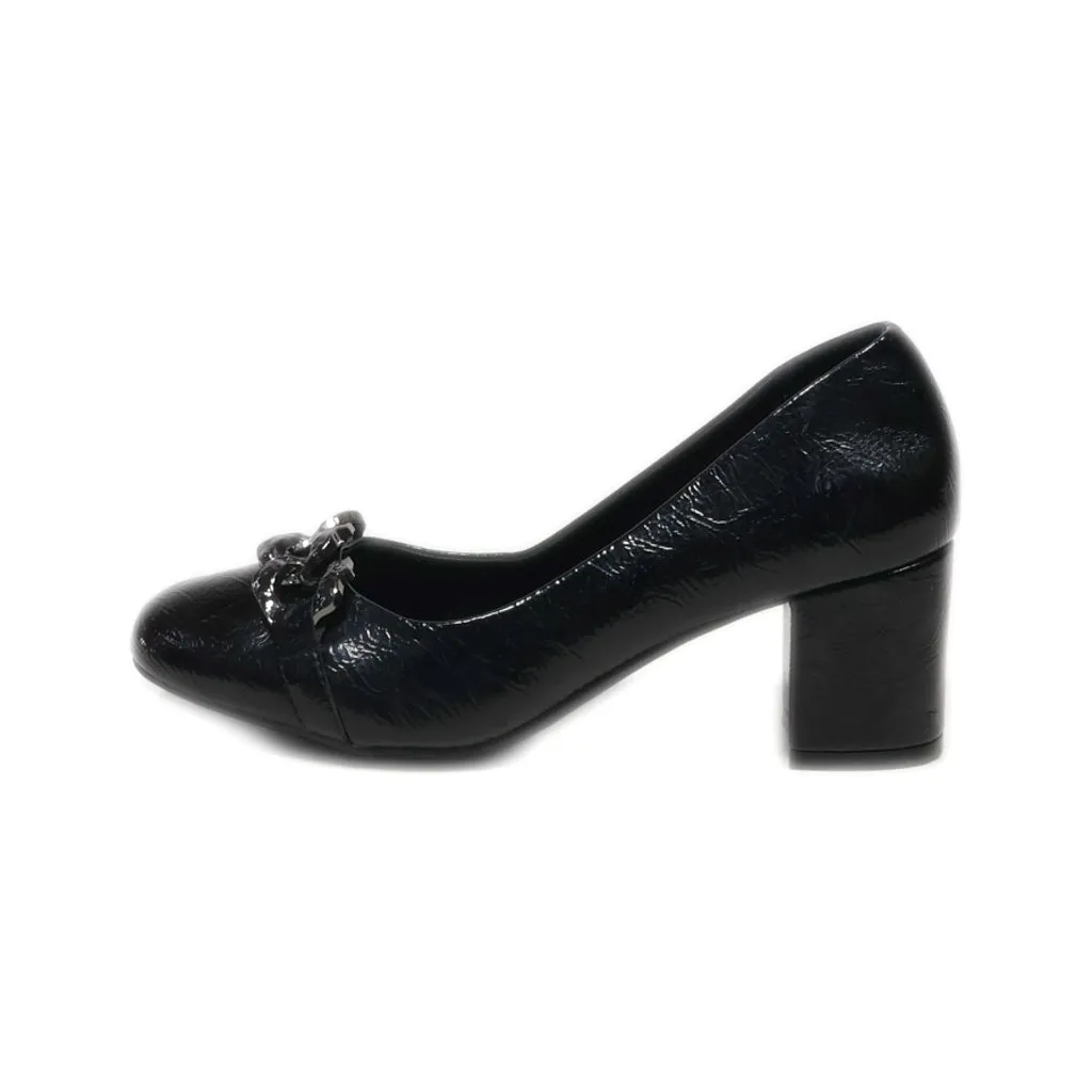 Grands Boulevards High-Heel Shoes Leather Black Colour For Women