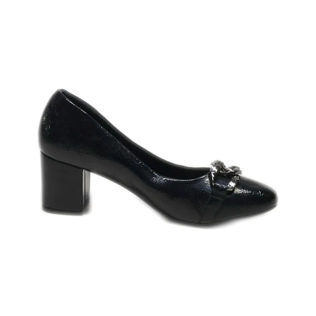 Grands Boulevards High-Heel Shoes Leather Black Colour For Women