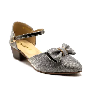 Grey Fancy Court Shoes G70098