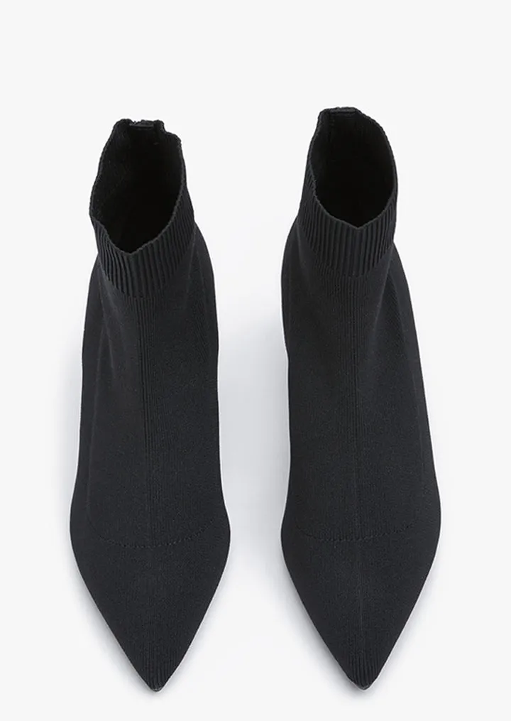 Gwen Black Sock Knit