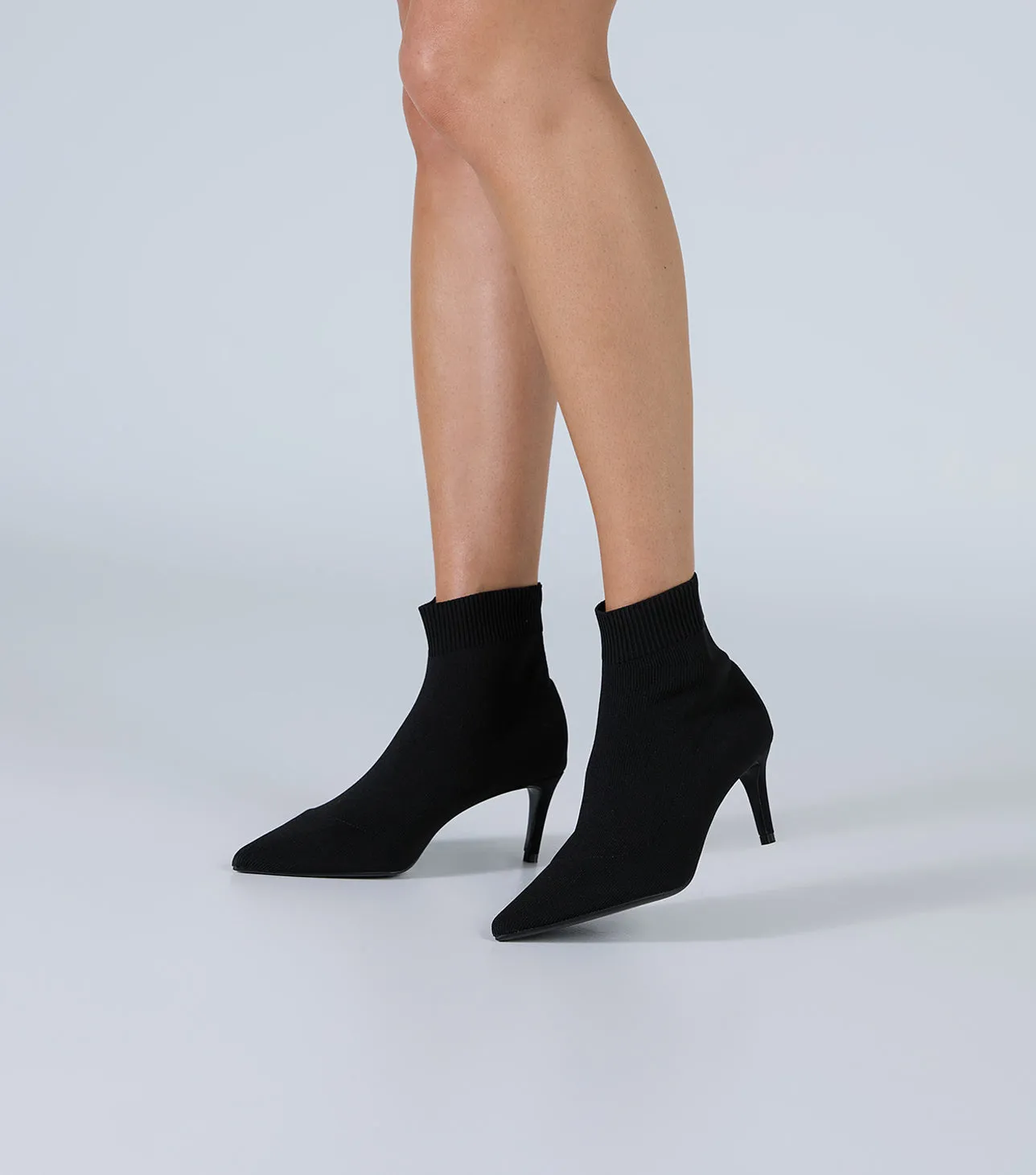 Gwen Black Sock Knit