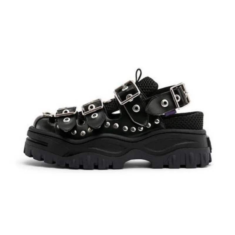 Harajuku black shoes KF90704