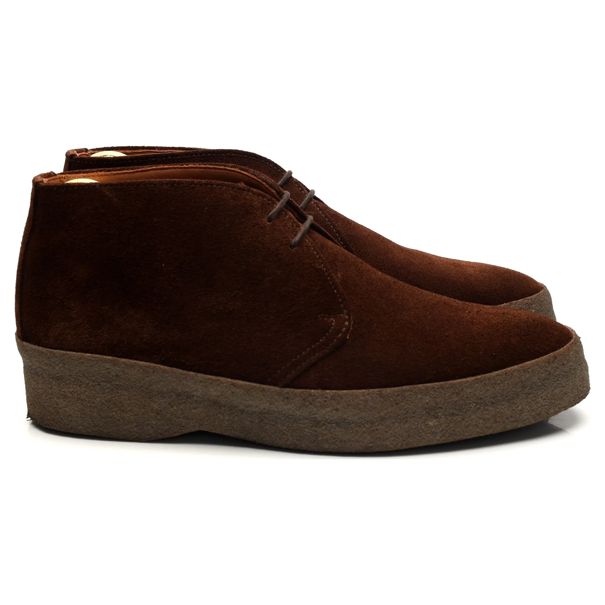 'Hi-Top' Snuff Brown Suede Chukka Boots UK 7 F