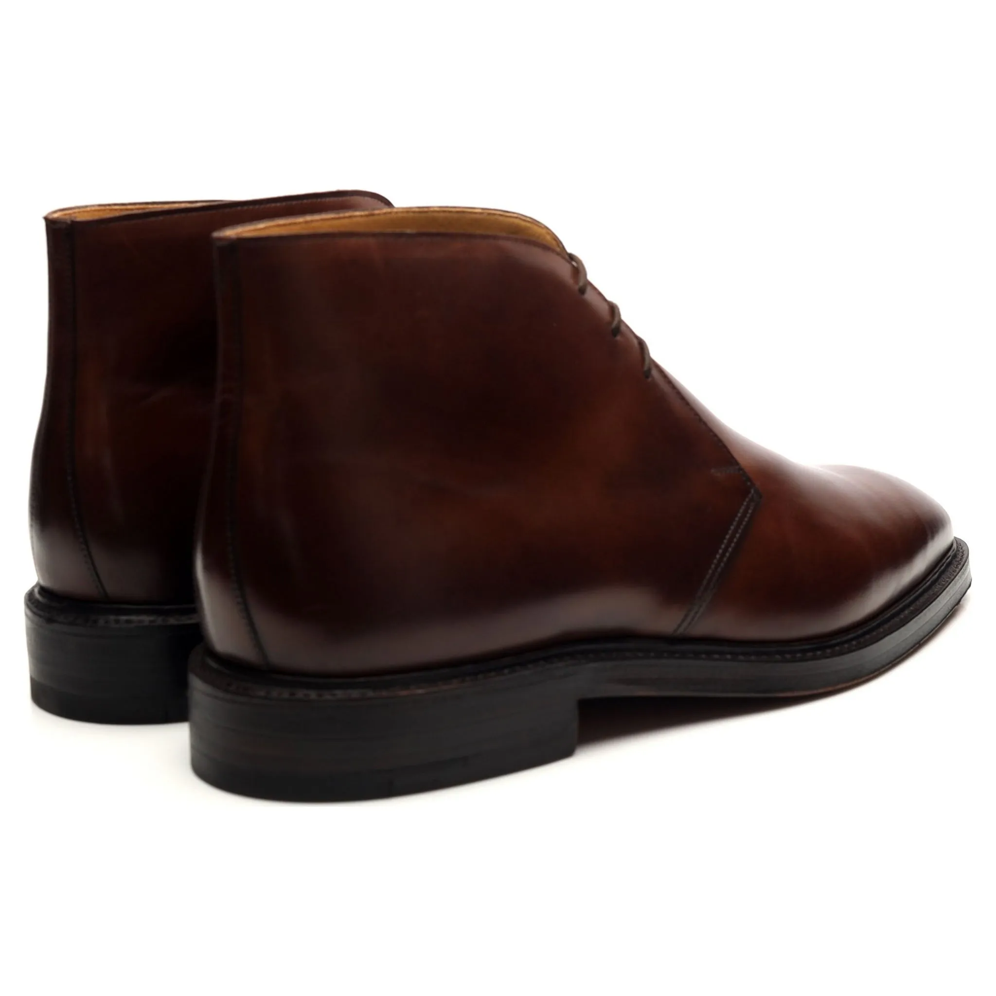 'Holborn' Brown Leather Chukka Boots UK 9.5 E