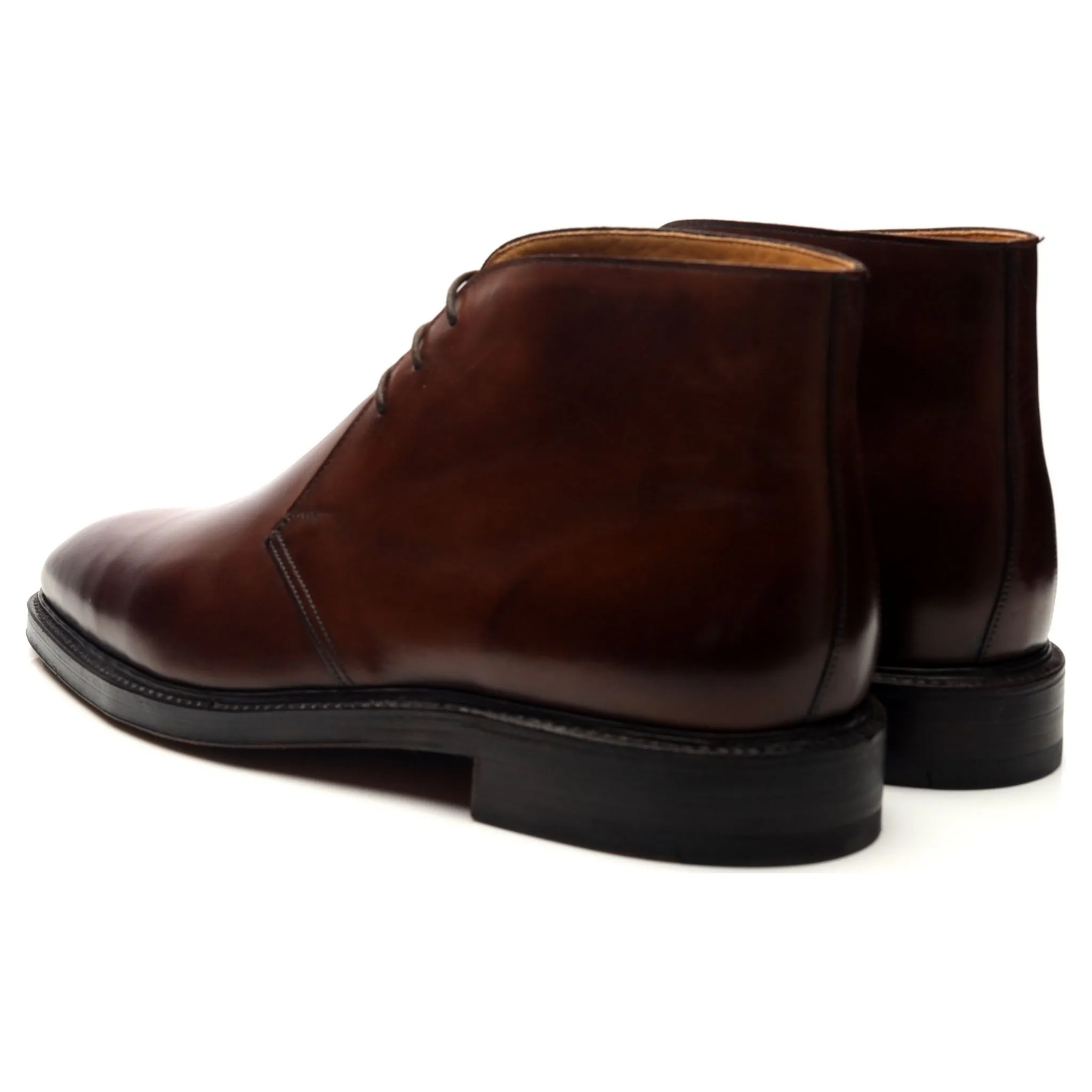 'Holborn' Brown Leather Chukka Boots UK 9.5 E