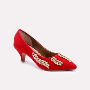 Indira Red Court Shoes 0431221