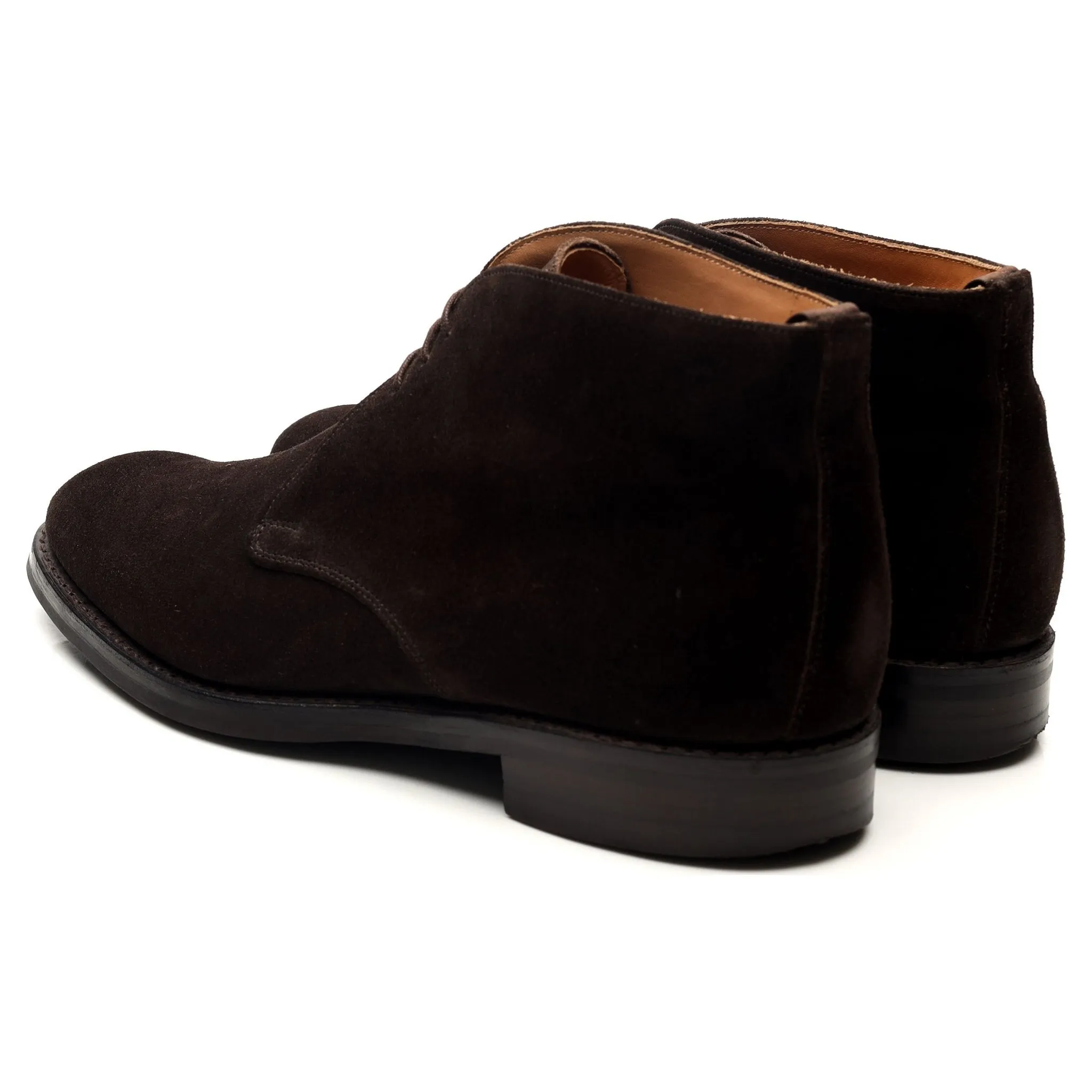 'Jackie III' Dark Brown Suede Chukka Boots UK 9.5 F