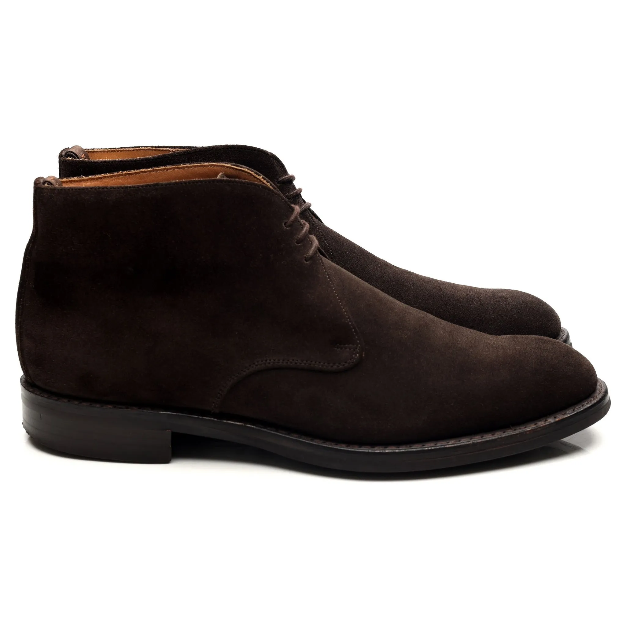 'Jackie III' Dark Brown Suede Chukka Boots UK 9.5 F