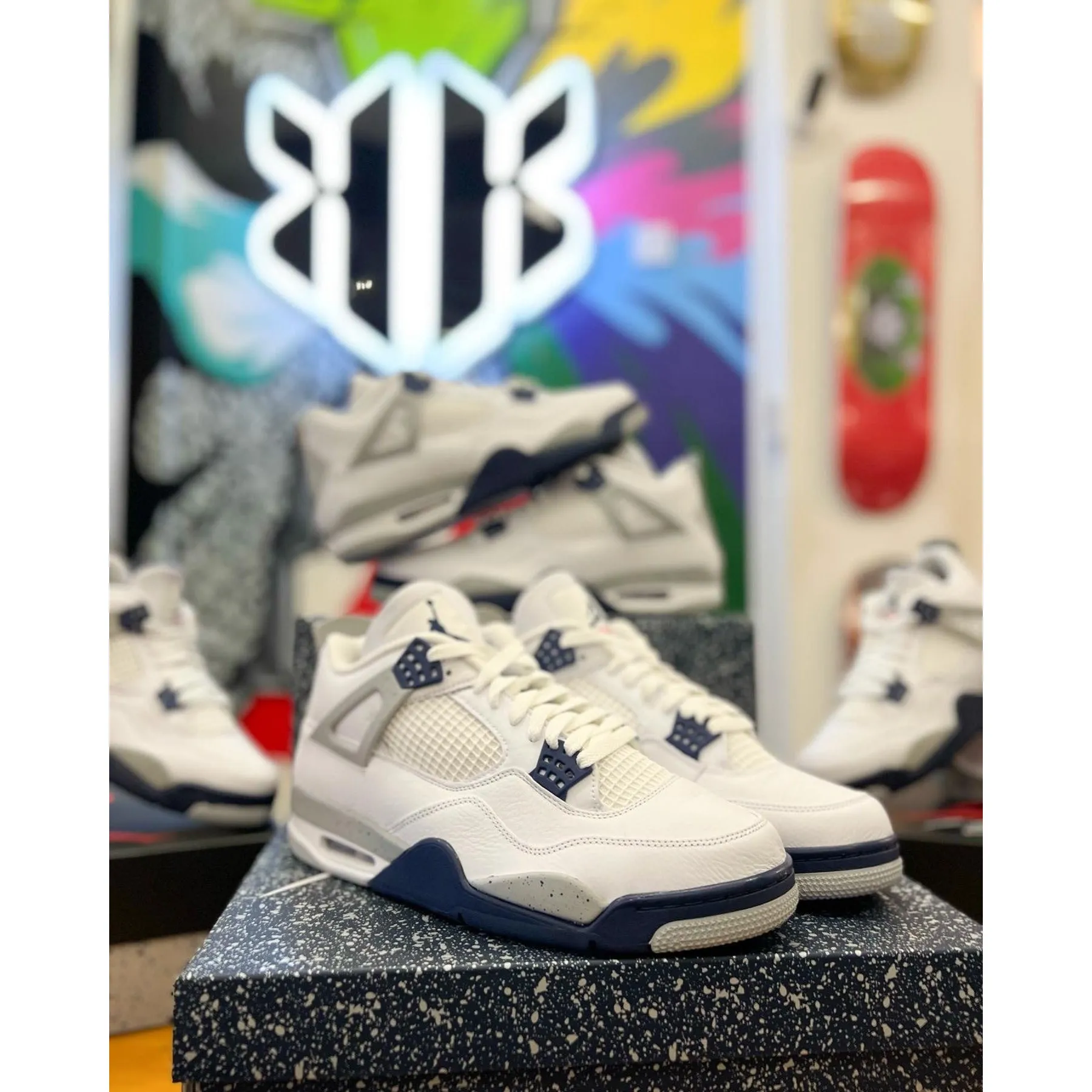 Jordan 4 Retro Midnight Navy (GS)