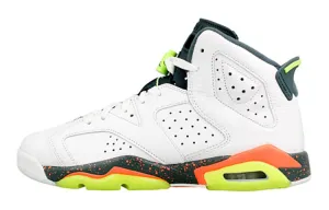 Jordan Air Jordan 6 Vintage Basketball Female, White/Black/Yellow/Orange