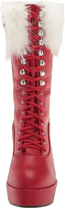 Joy-557 Faux Leather Santa Boots