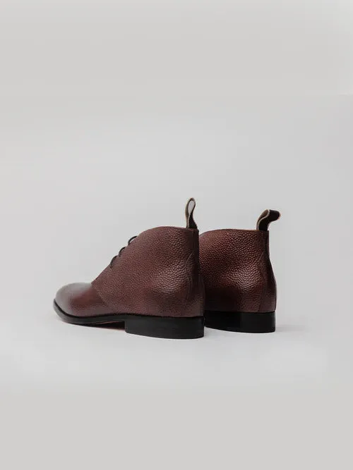 Lakka Chukka Boot -Dark Brown Grain