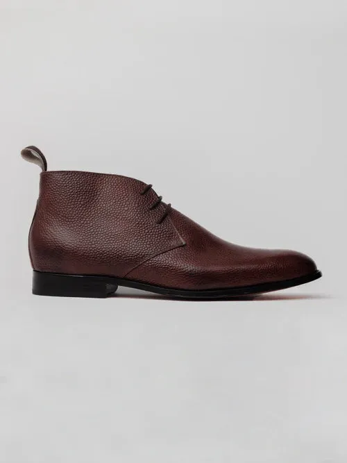 Lakka Chukka Boot -Dark Brown Grain