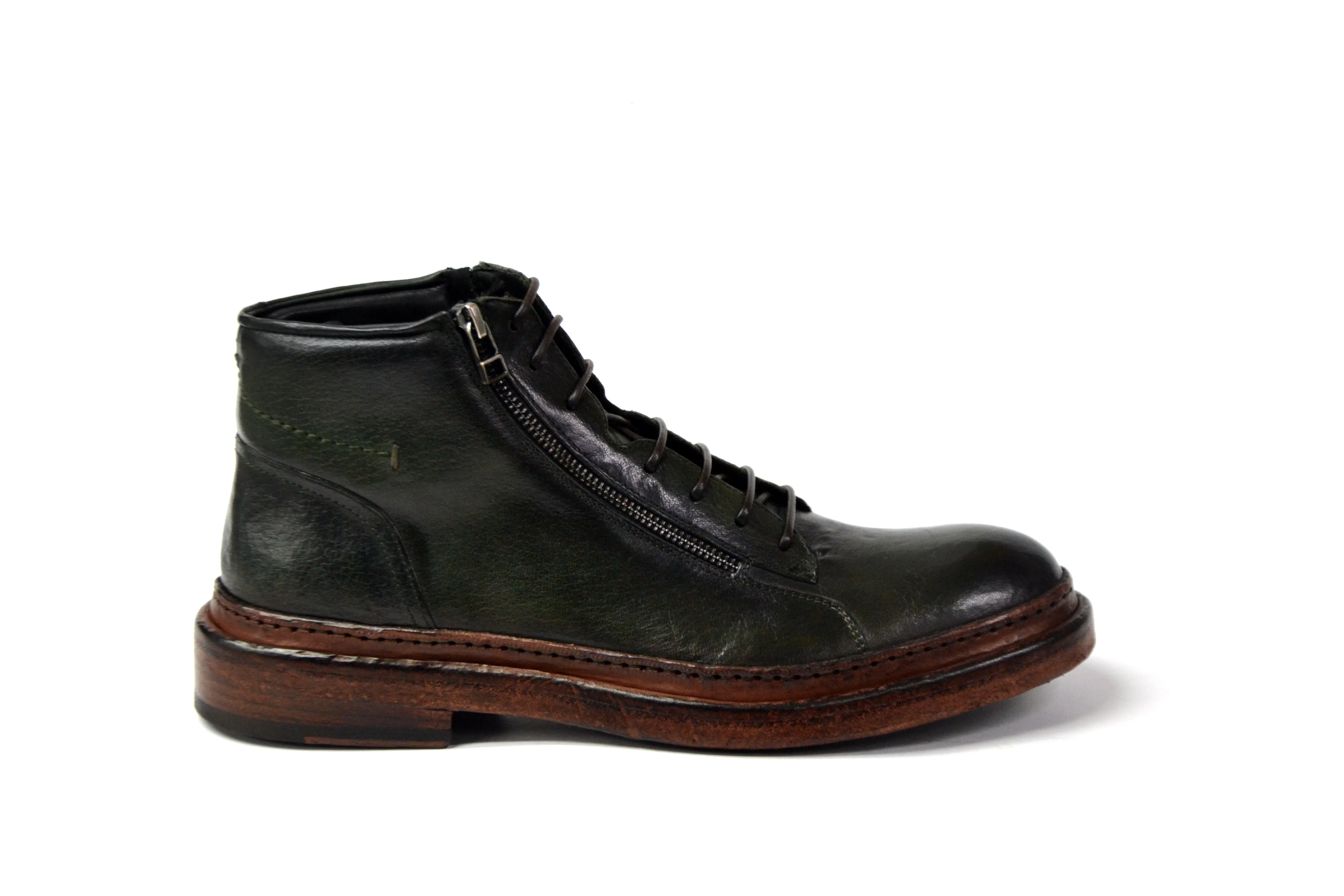 LAST PAIRS 44/45/46- SAM GREEN CHUKKA BOOTS