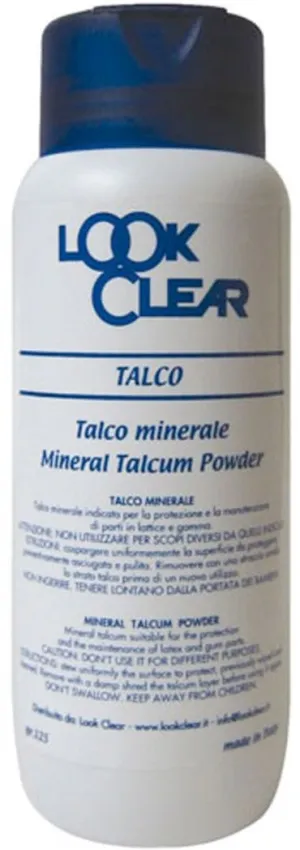 Look Clear Mineral Talc (125g) for Wetsuits, Drysuits, Latex Boots and Gloves