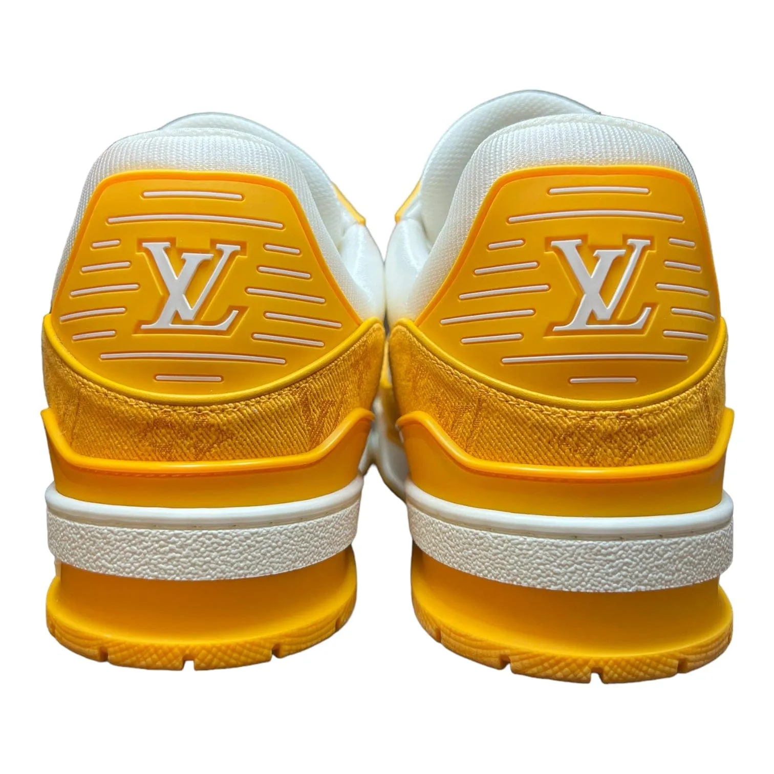 Louis Vuitton LV Trainer Monogram Denim Yellow Pre-Owned