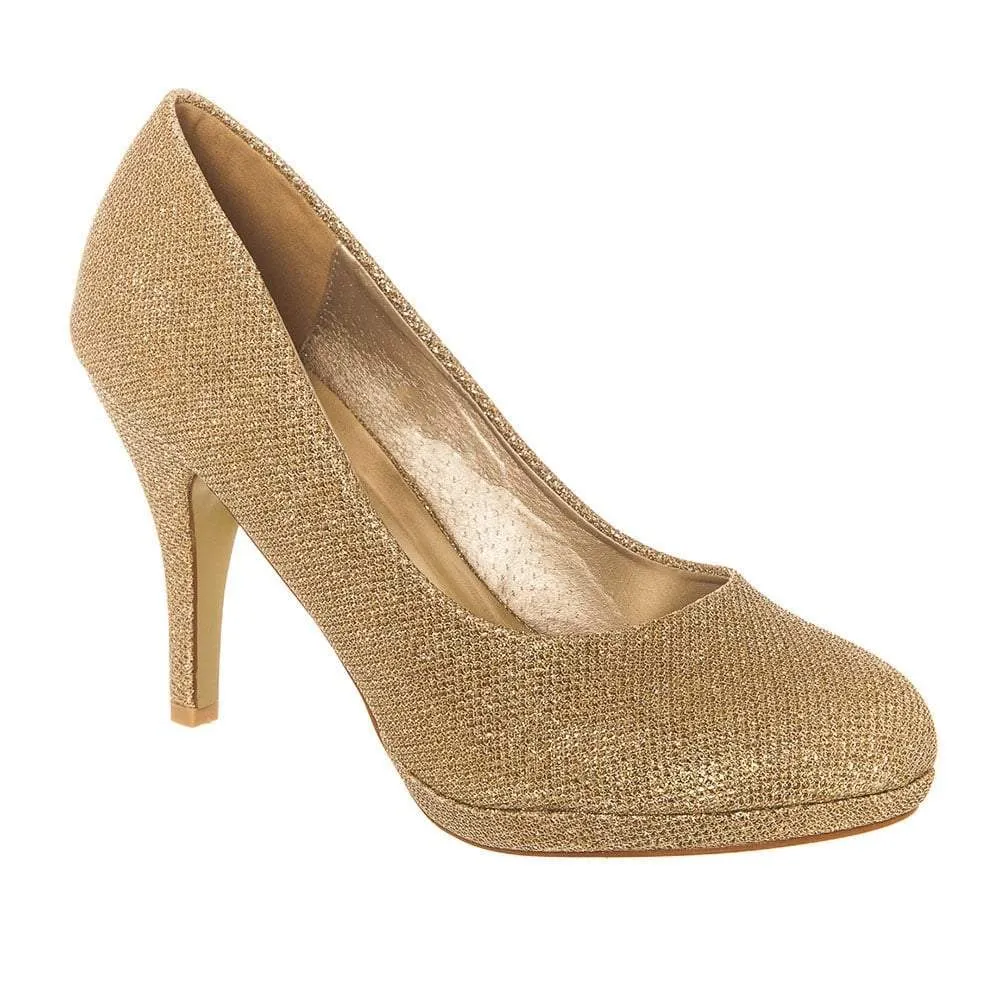 Magnolia High Heel Low Platform Court Shoe