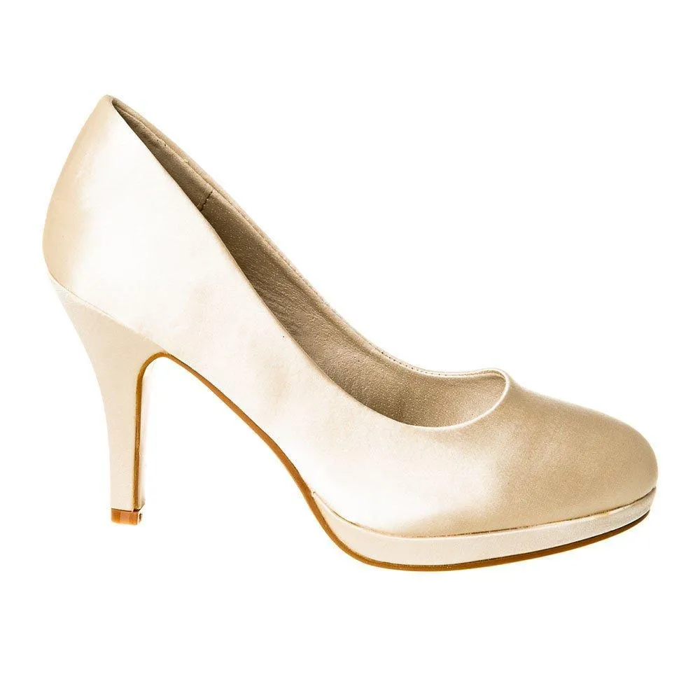 Magnolia High Heel Low Platform Court Shoe