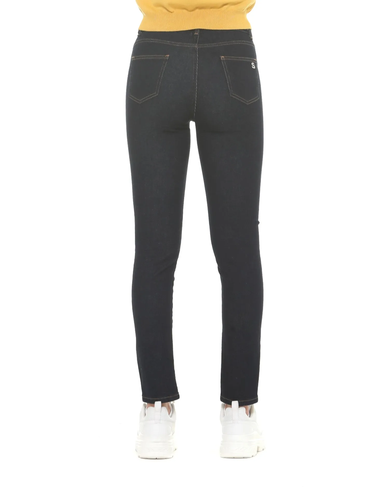 Medium-waist jeans slim