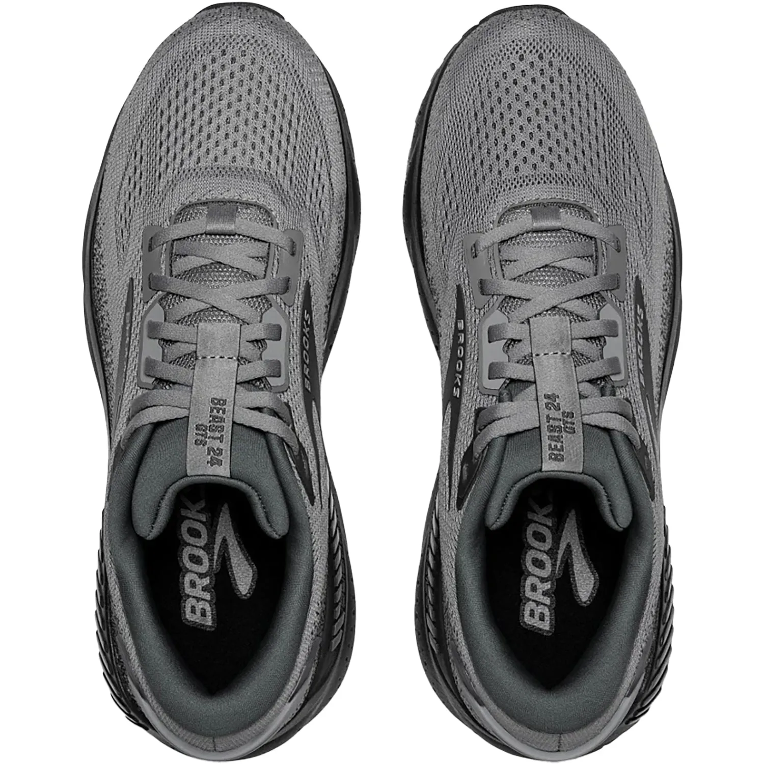 Men's Brooks Beast GTS 24 Primer Grey/Ebony Mesh