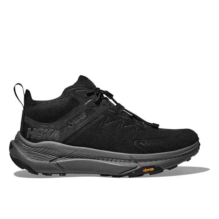 Mens Hoka Transport Chukka GTX in Black/Black