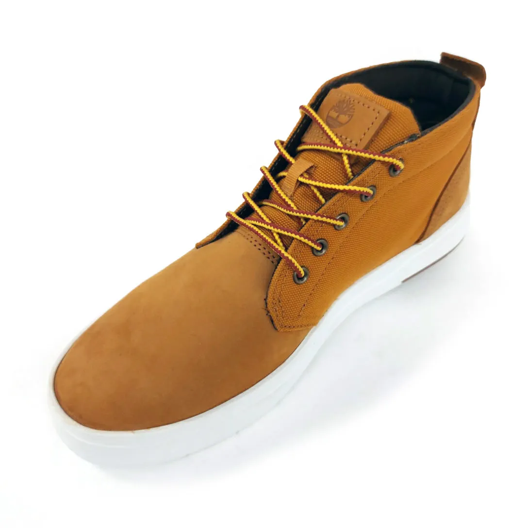 Men's Mixed-Media Davis Square Chukka Shoes