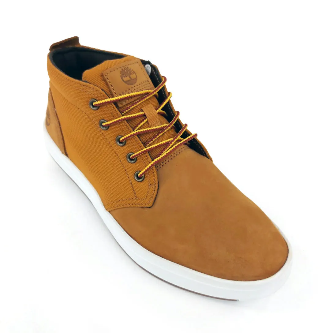 Men's Mixed-Media Davis Square Chukka Shoes