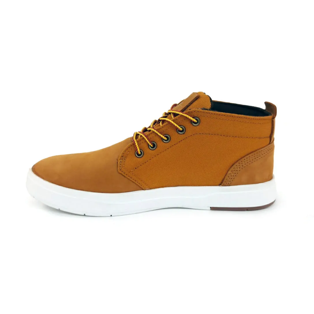 Men's Mixed-Media Davis Square Chukka Shoes