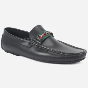 Mens "DUEL" Slip-On Decorate Moccasins Shoes