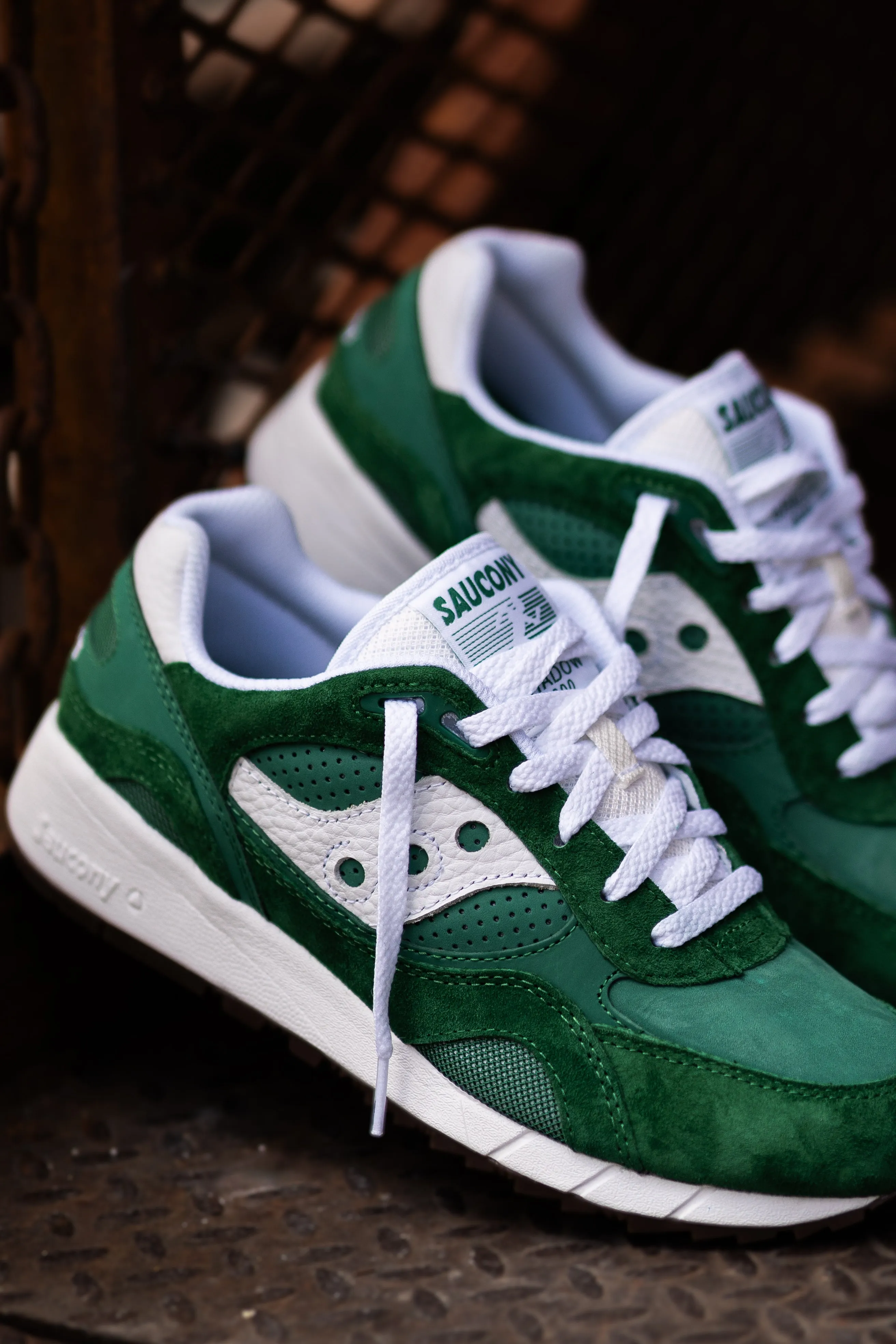 Mens Saucony Shadow 6000 Ivy Prep (Green/White) - S70802-1