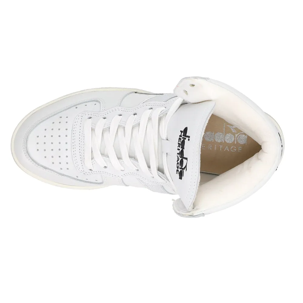 Mi Basket Used Metallic High Top Sneakers