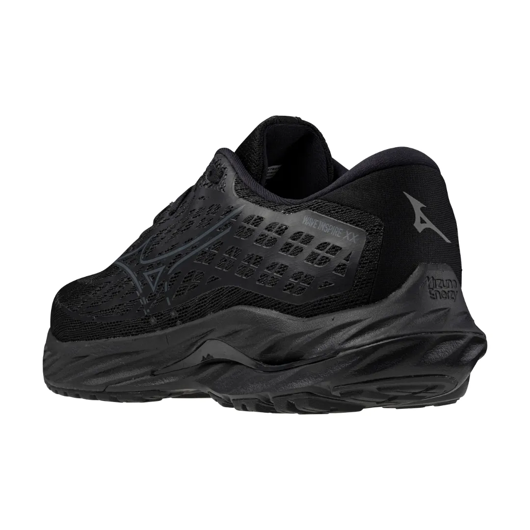 Mizuno Men's Wave Inspire 20 2E - Black/Ultimate Gray/Black