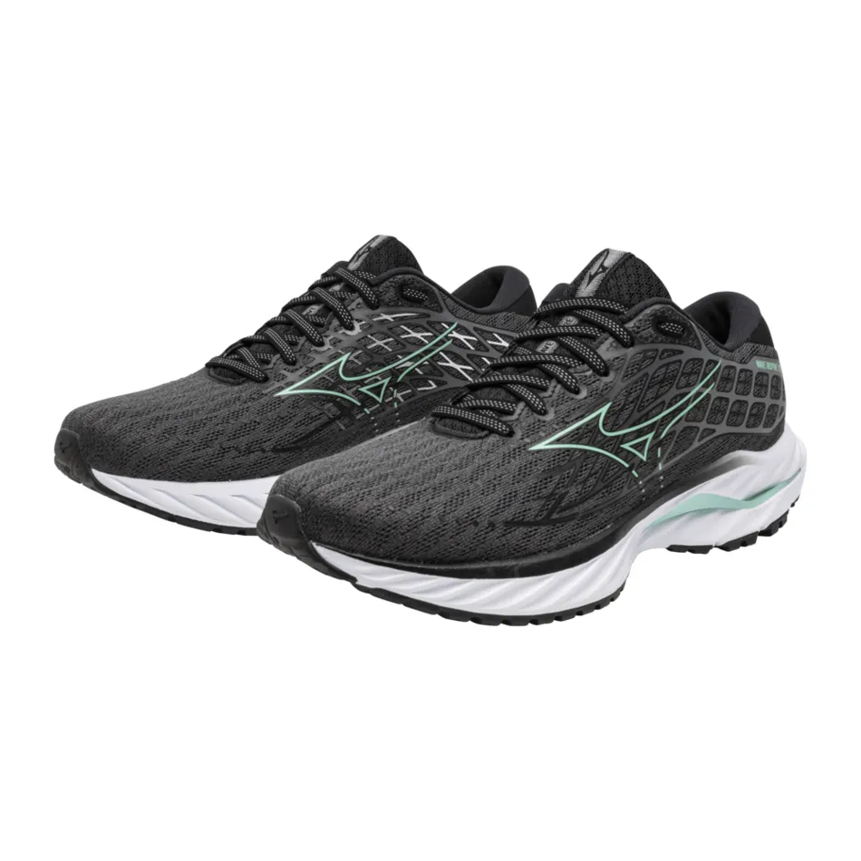 Mizuno Wave Inspire 20 Women's Running Shoes AW24 - Iron Gate/Dusty Jade Green/Black