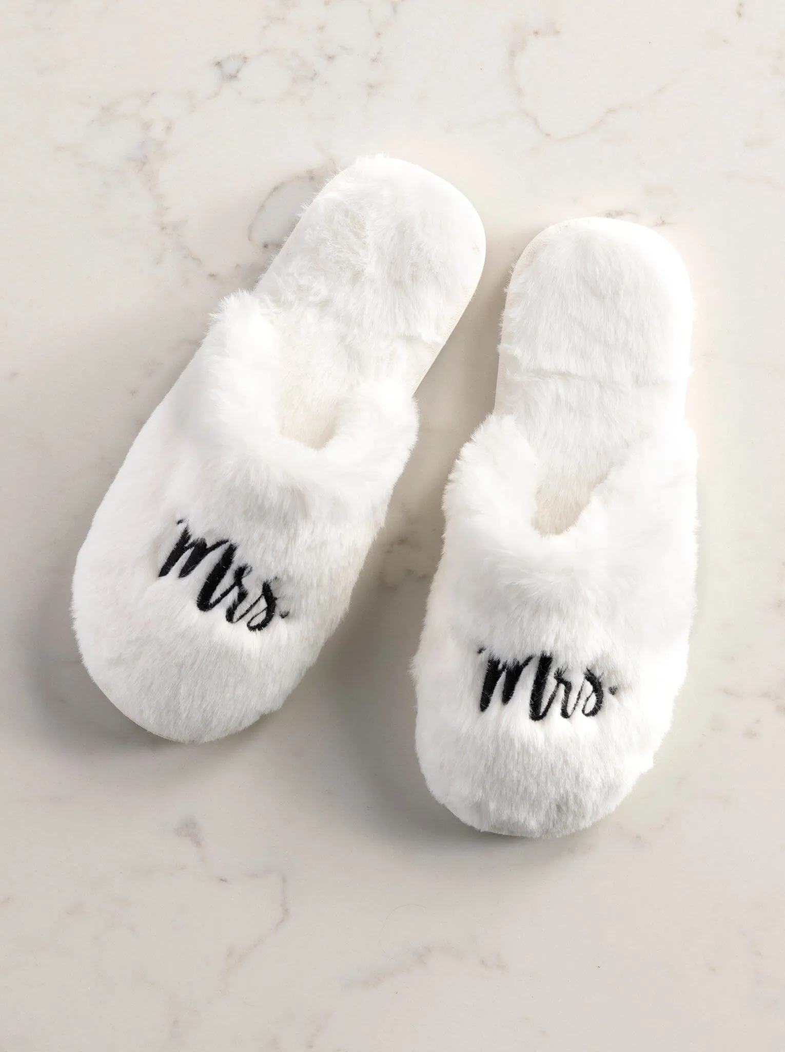 Mrs Bridal Slippers | Ivory